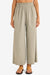 The Striped Poplin Pant in Olive Stripes