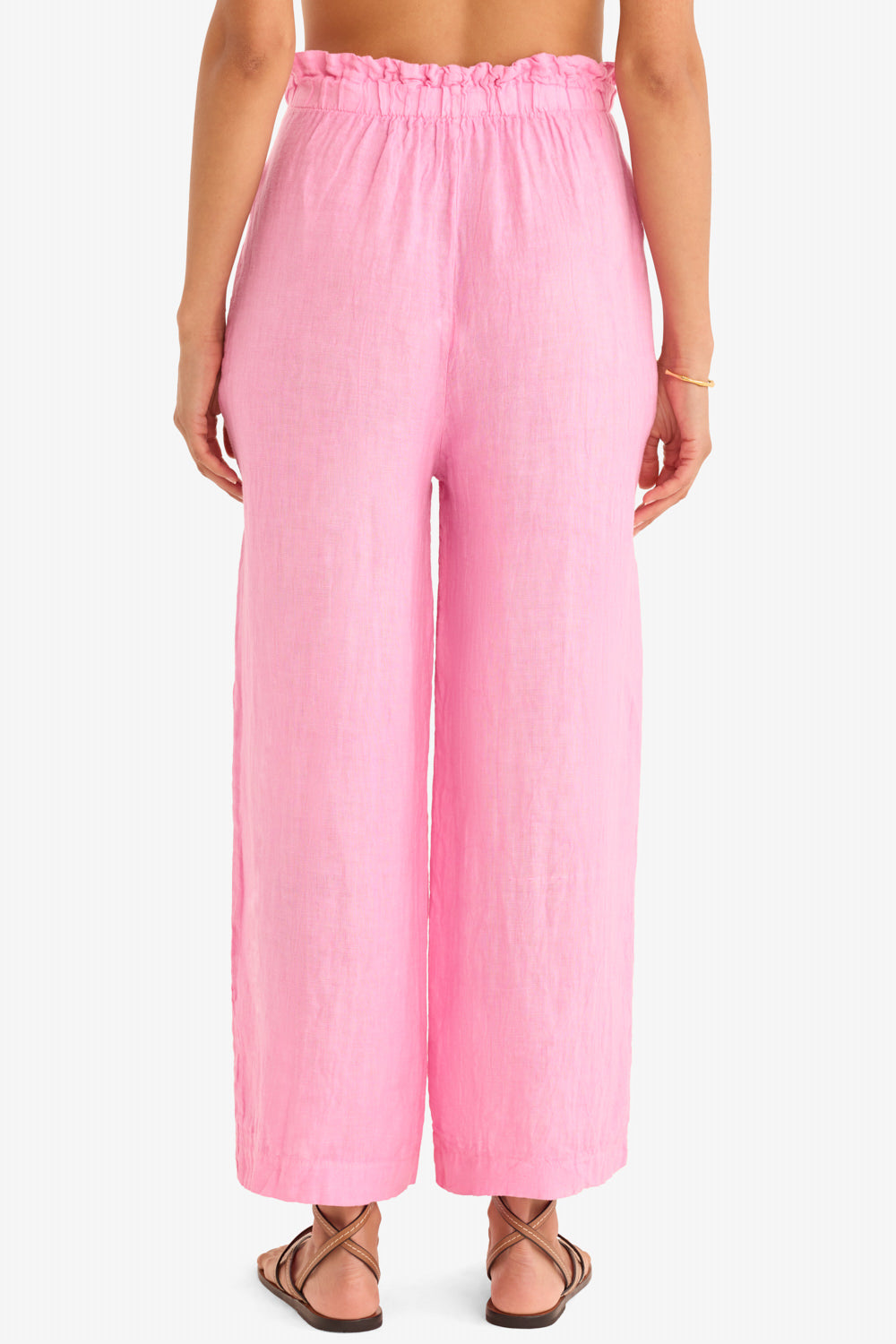 The Arches Linen Pant in Rosa