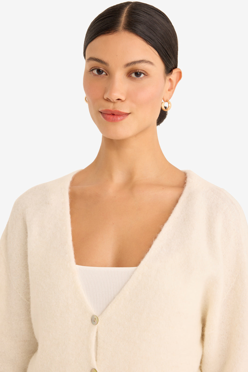 The Colette Cardigan in Ecru