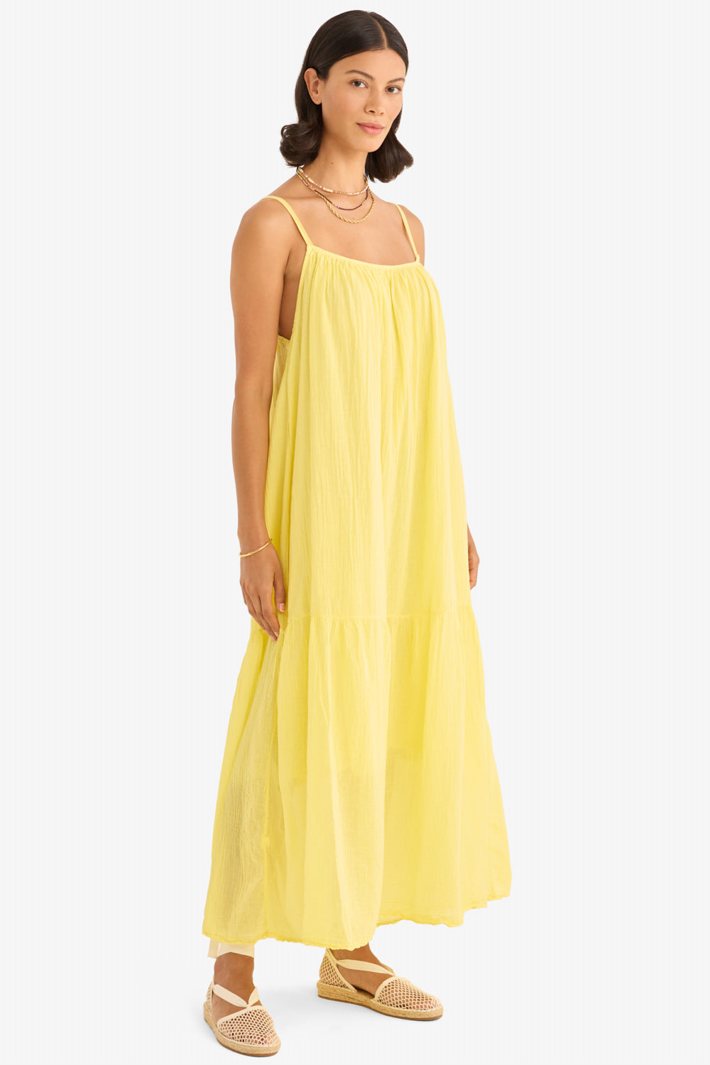 The Lyla Dress in Lemon