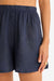 The Zion Linen Shorts in Navy