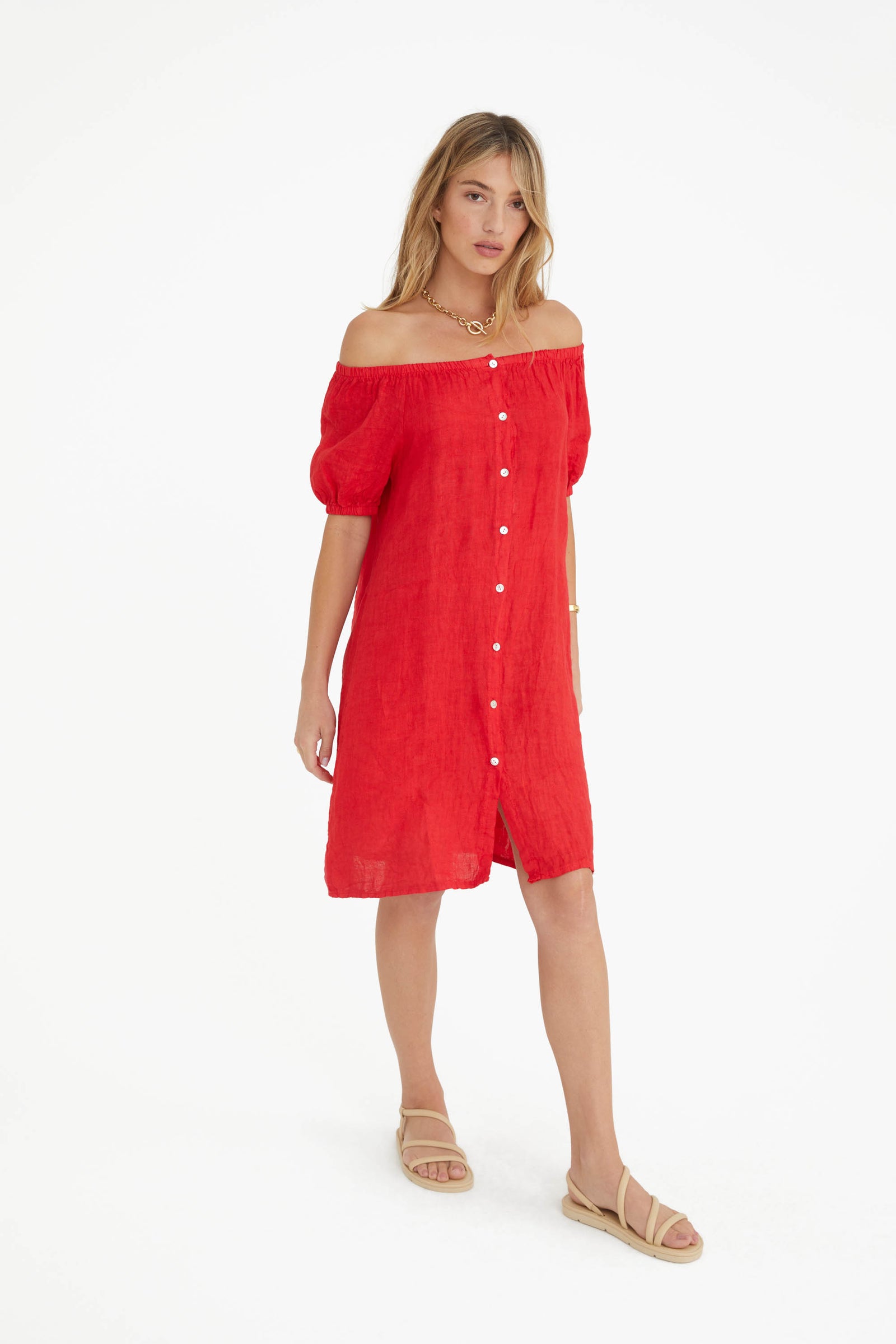 The Antibes Linen Dress