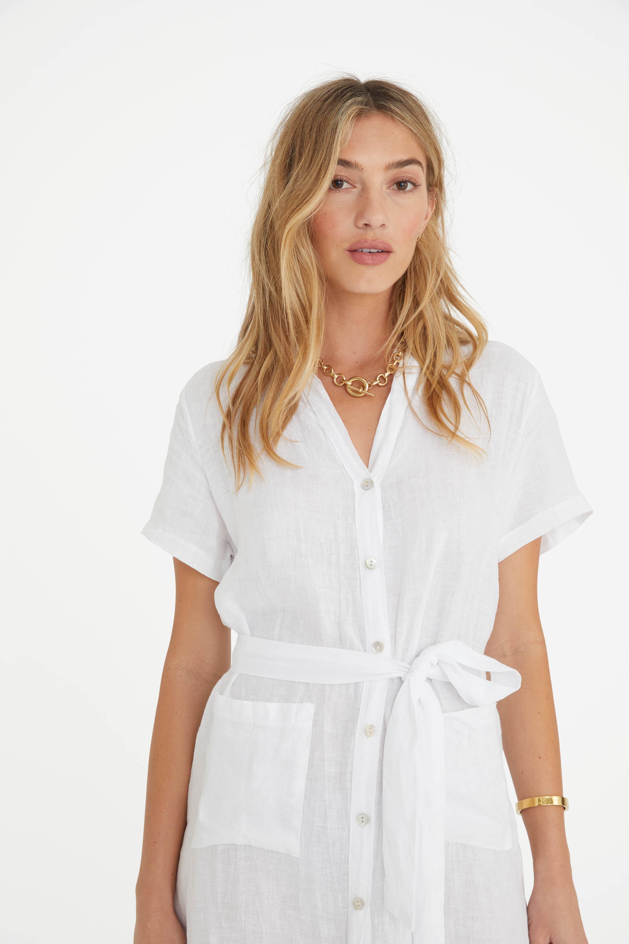 The Rosemary Linen Dress