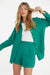 The Playa Linen Shirt in Emerald