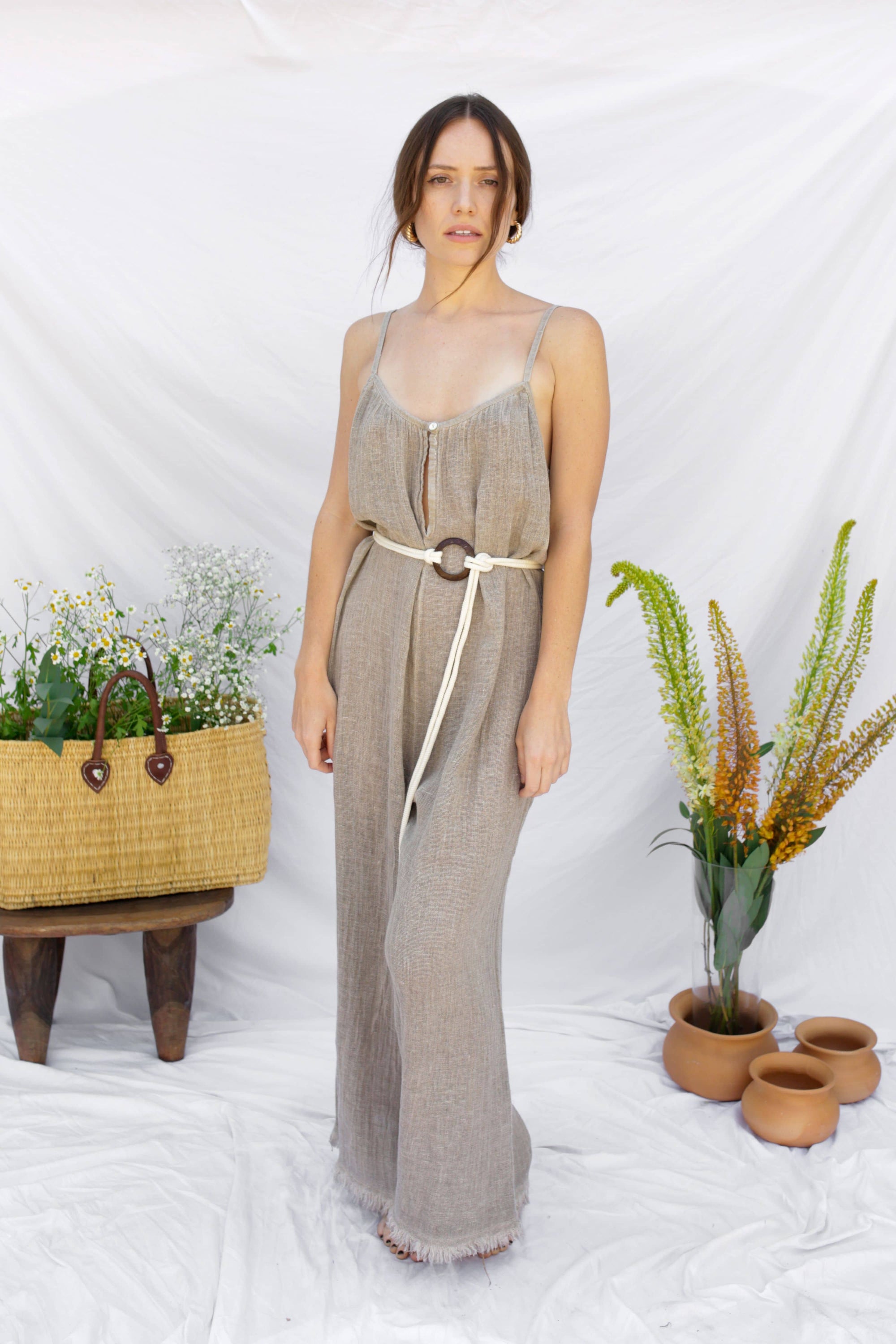 Tatiana Linen Jumpsuit